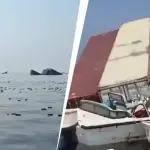 Iranian Fishermen Salvage iPhones & Luxury Goods After Cargo Ship Sinks