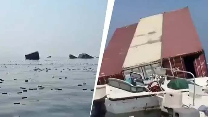 Iranian Fishermen Salvage iPhones & Luxury Goods After Cargo Ship Sinks