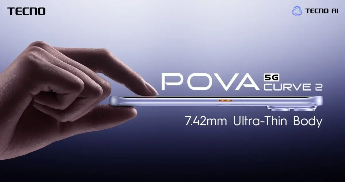 TECNO POVA Curve 2 5G Set for Pakistan Debut: Slim Design Meets Heavy Battery